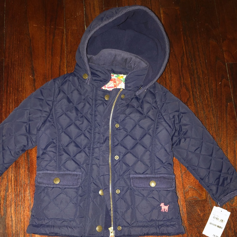 Mini Boden quilted coat